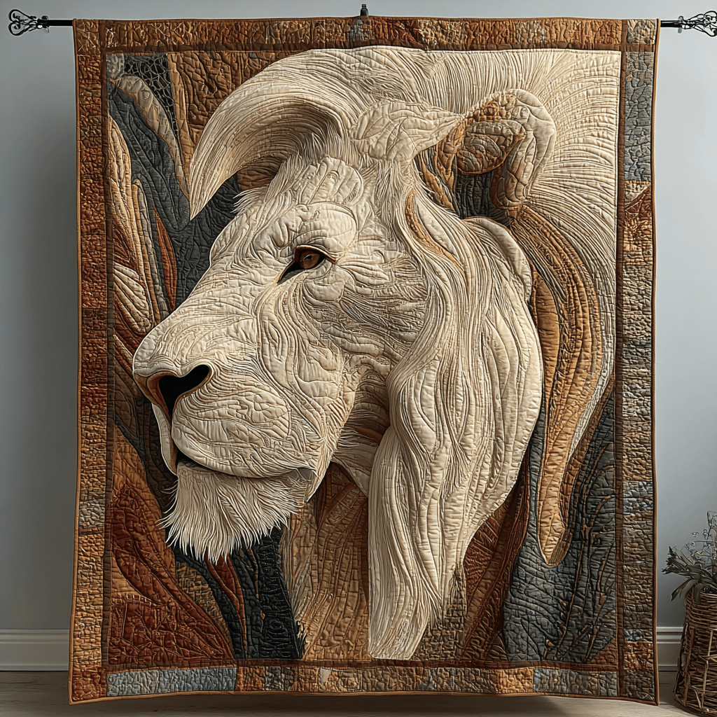 Wild Lion Quilted Blanket Winter Decor Blanket Gifts For Chicken Farmers - Bancroftclothings