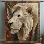 Wild Lion Quilted Blanket Winter Decor Blanket Gifts For Chicken Farmers - Bancroftclothings