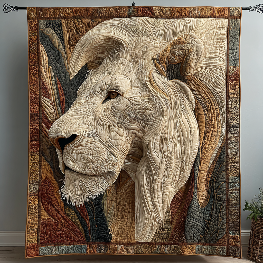 Wild Lion Quilted Blanket Winter Decor Blanket Gifts For Chicken Farmers - Bancroftclothings